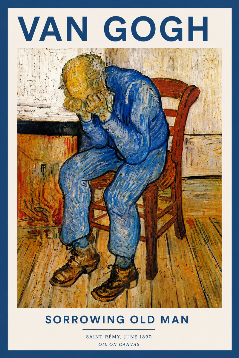 Van Gogh Sorrowing Old Man No2 - Poster