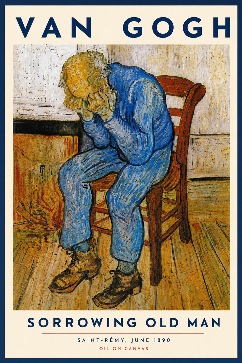 Van Gogh Sorrowing Old Man No3 - Poster