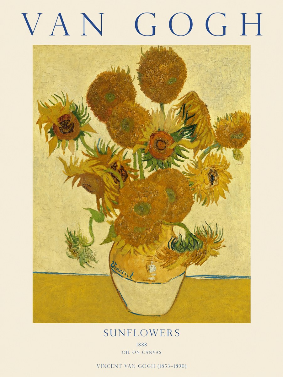 Van Gogh Sunflowers II No1 - Poster