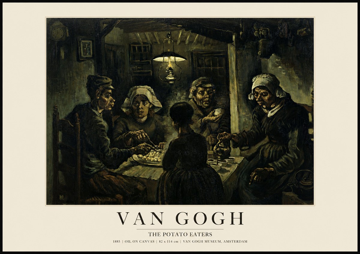 Van Gogh The Potato Eaters II No1 - Poster