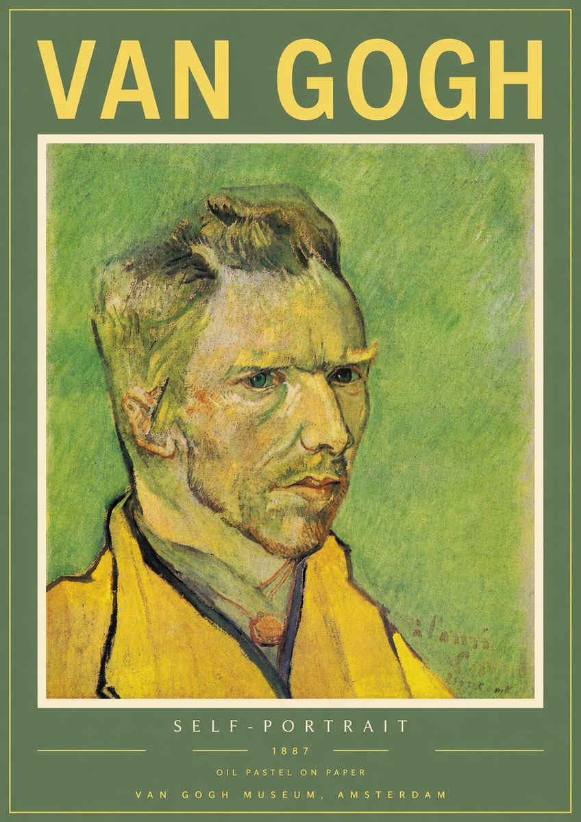 Van Gogh Self-portrait II No4 - Poster