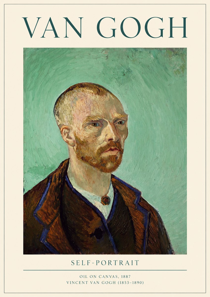 Van Gogh Self-portrait III No1 - Poster