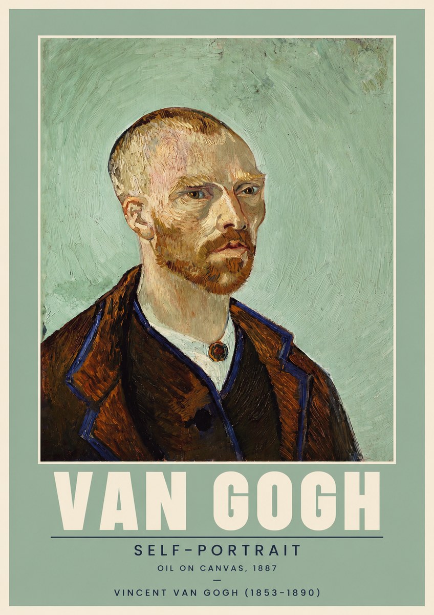 Van Gogh Self-portrait III No2 - Poster