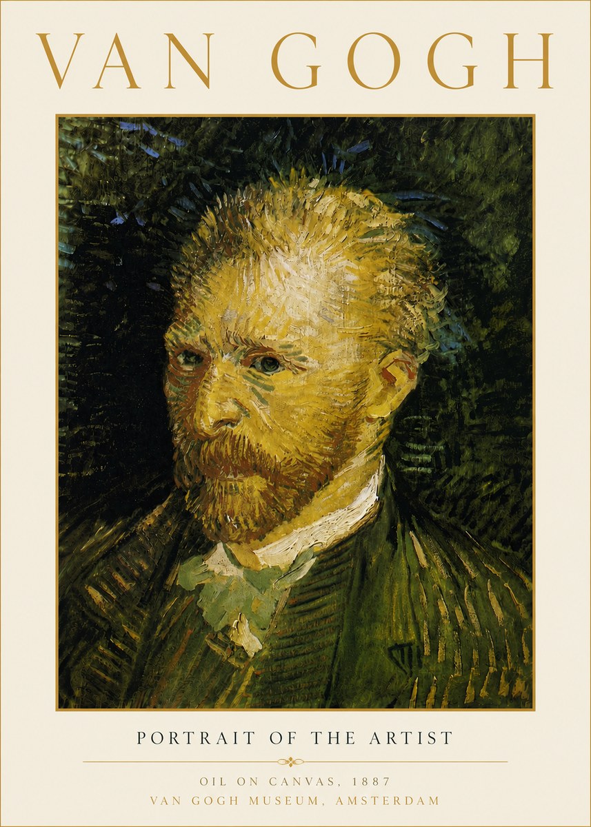 Van Gogh Portrait of the Artist III No6 - Poster