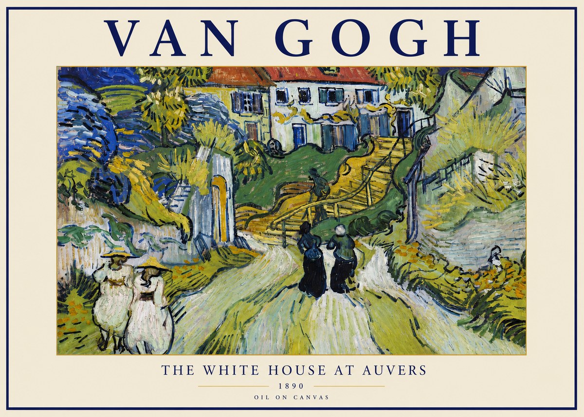 Van Gogh The White House at Auvers No3 - Poster