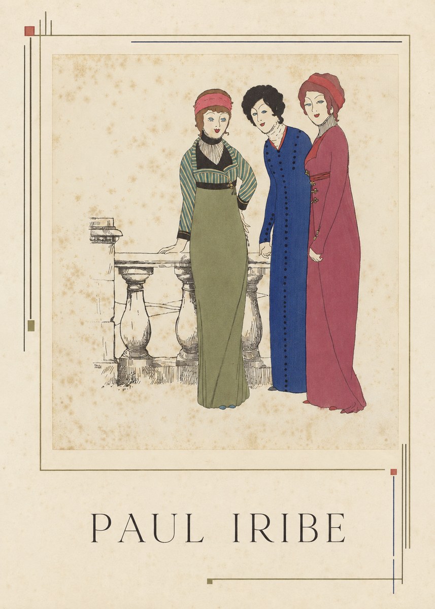 Paul Iribe Fashionable Ladies No2 - Poster