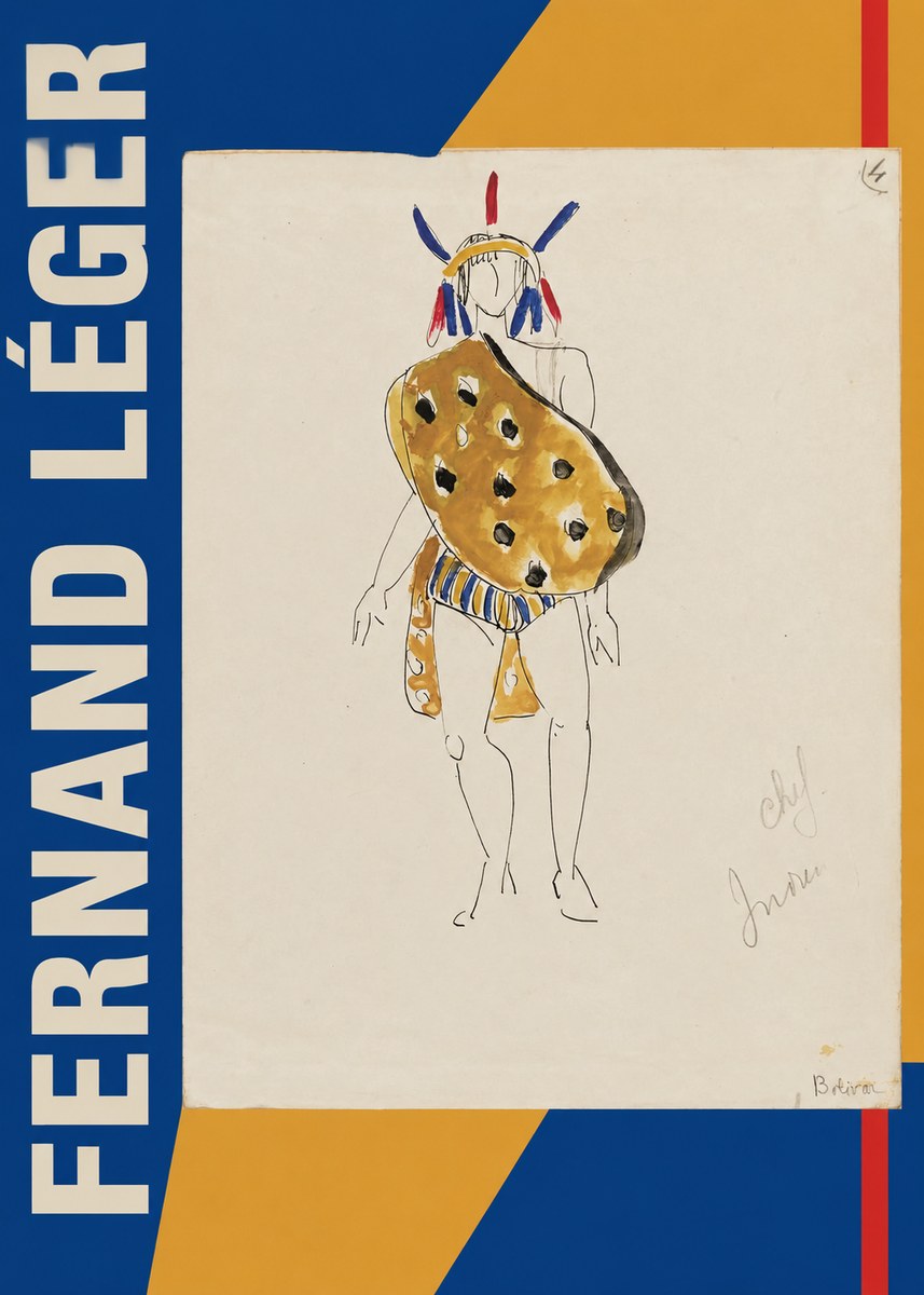 Fernand Léger Chef Indien No4 - Poster