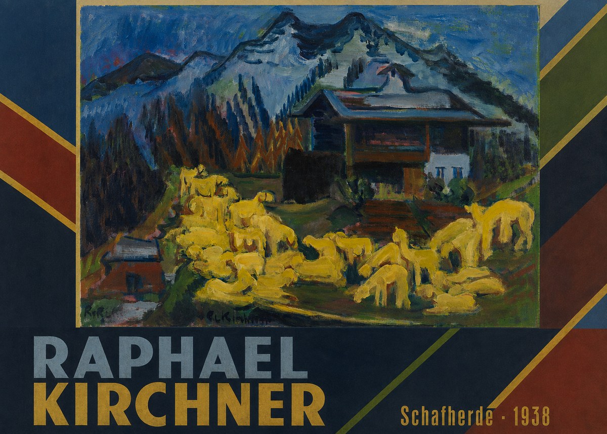 Raphael Kirchner Schafherde No4 - Poster