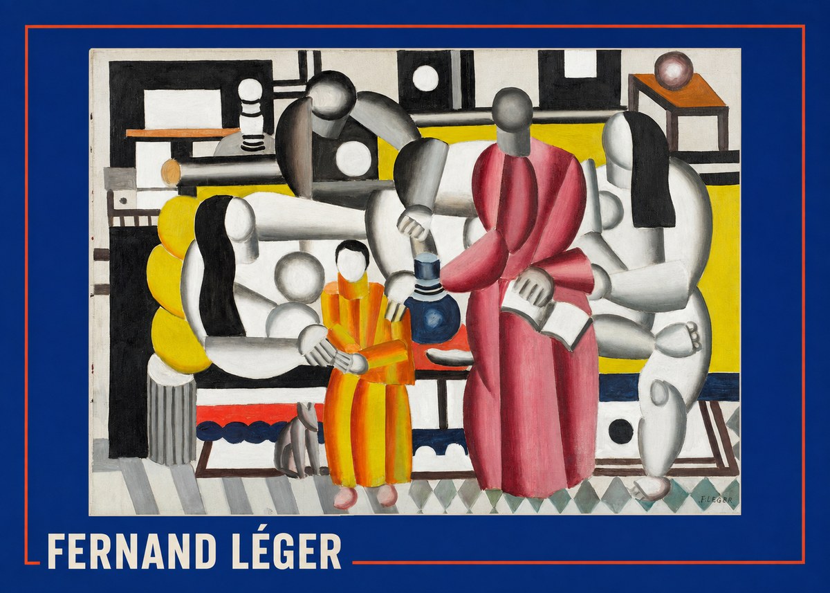 Fernand Léger Composition with Figures No1 - Poster