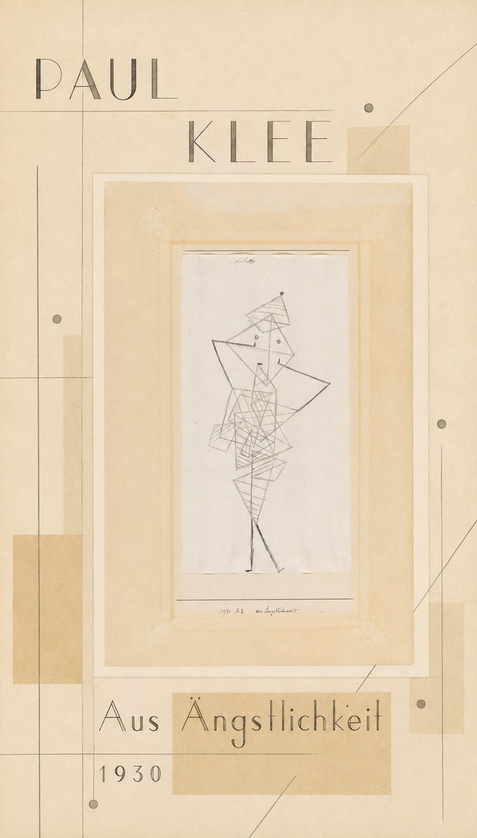 Paul Klee Aus Ängstlichkeit No3 - Poster