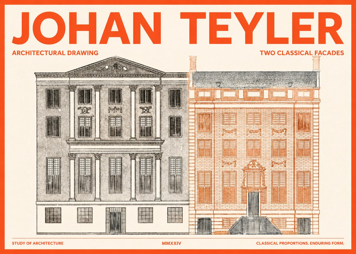 Johan Teyler Architectural Study III No6 - Poster
