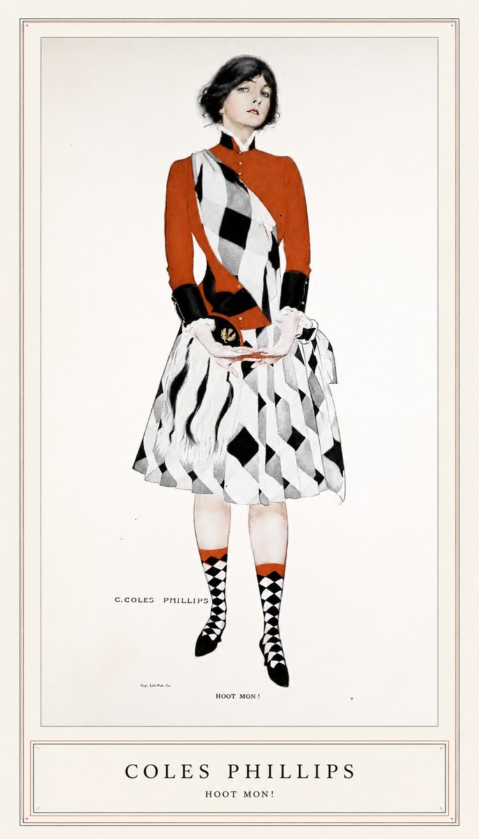 Coles Phillips Hoot Mon! No5 - Poster