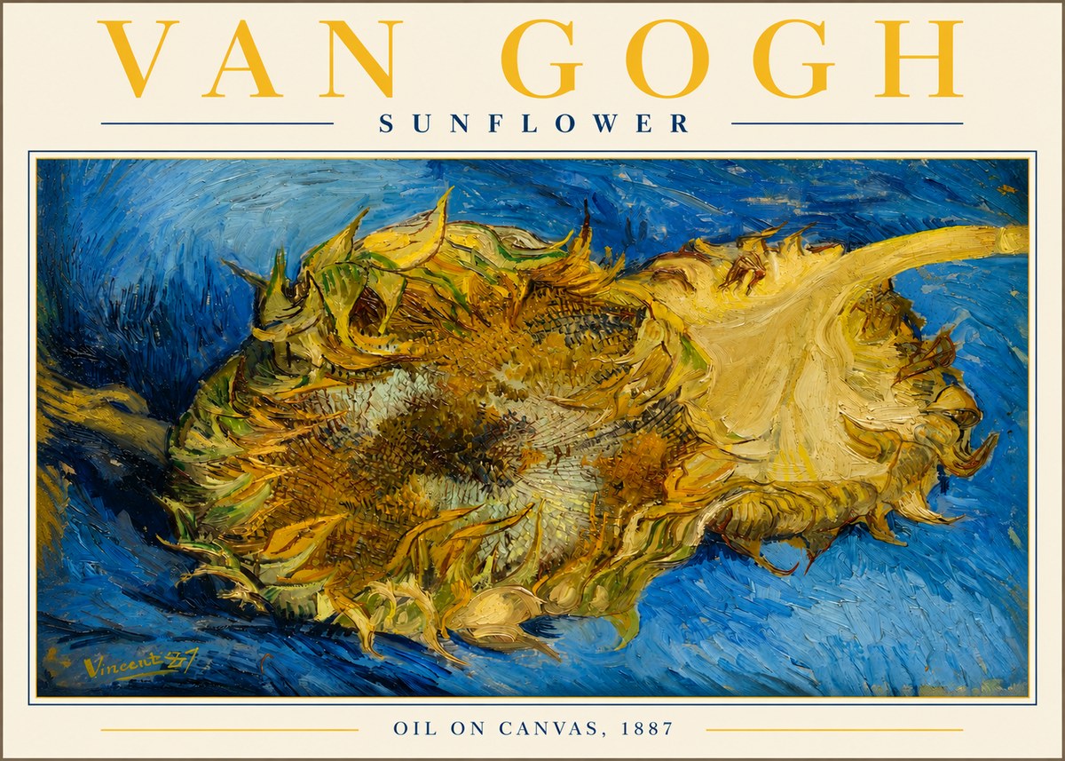Van Gogh Sunflower No2 - Poster