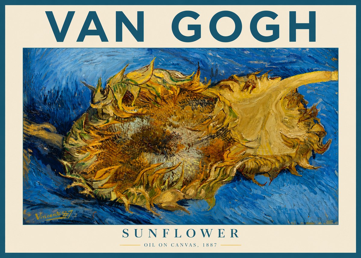Van Gogh Sunflower No3 - Poster