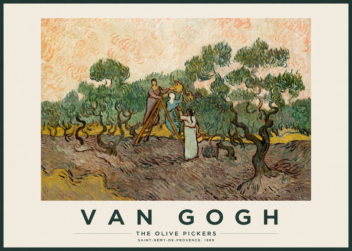 Van Gogh The Olive Pickers I No2 - Poster