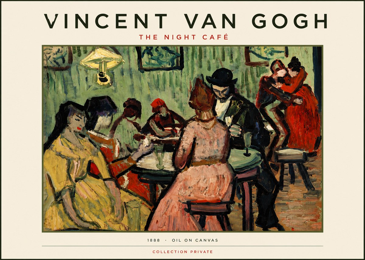 Van Gogh The Night Café I No3 - Poster