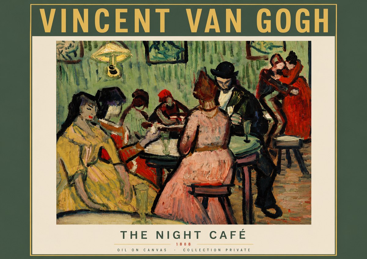 Van Gogh The Night Café I No5 - Poster
