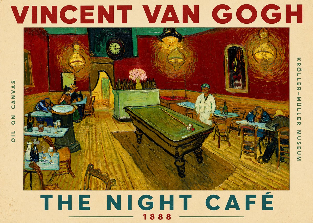 Van Gogh The Night Café II No5 - Poster