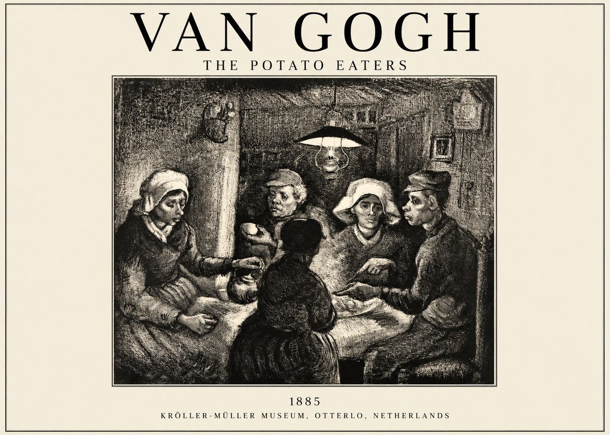 Van Gogh The Potato Eaters I No1 - Poster