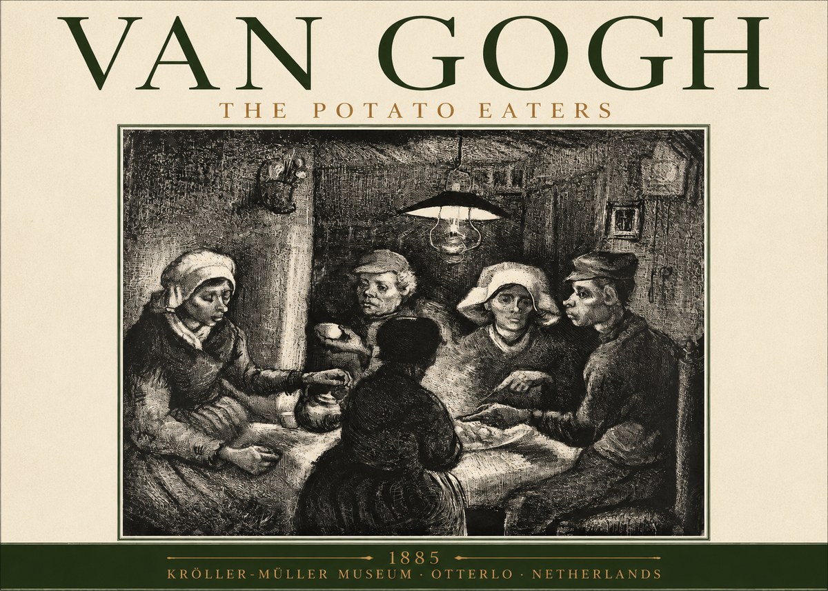 Van Gogh The Potato Eaters I No2 - Poster