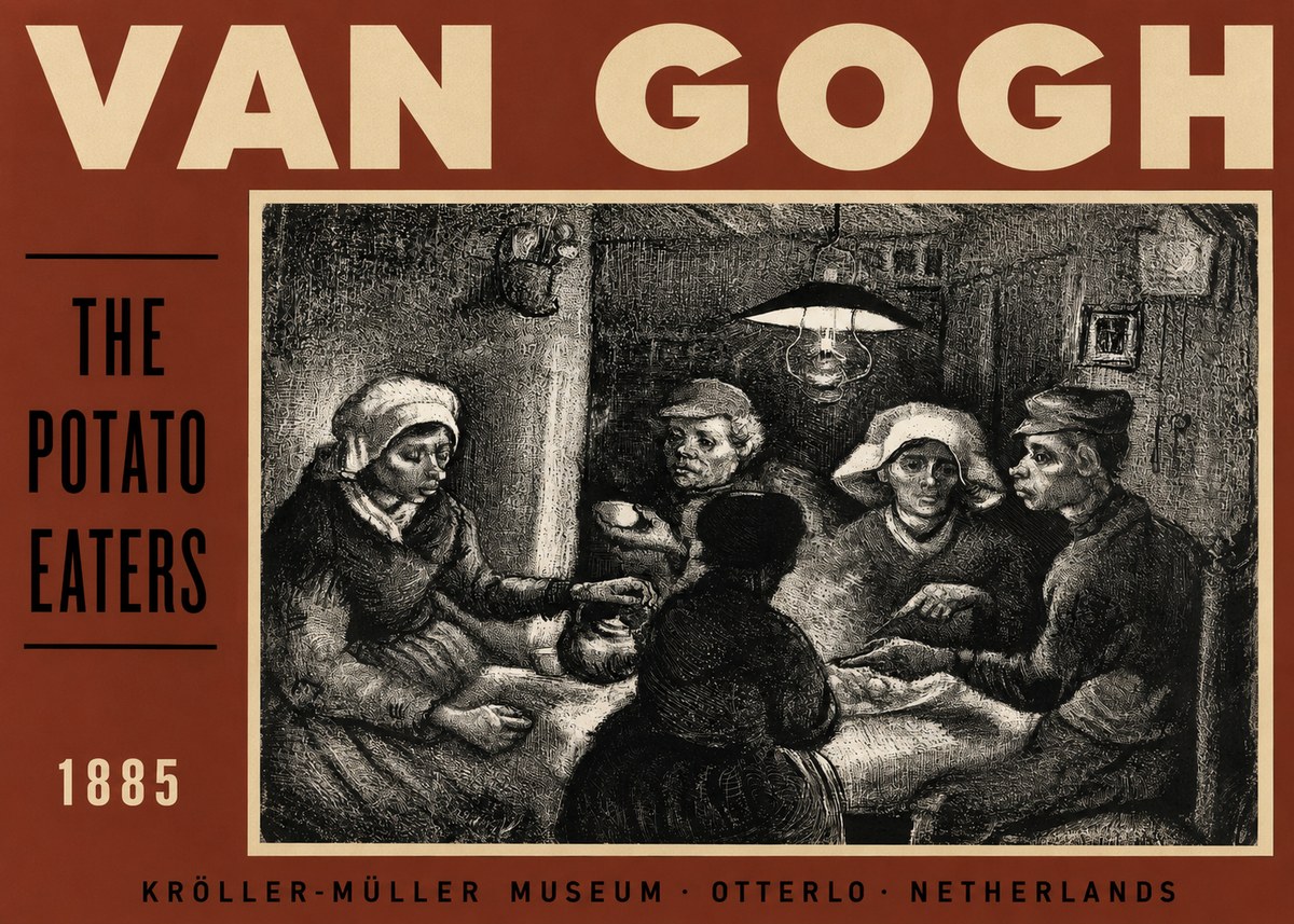 Van Gogh The Potato Eaters I No3 - Poster