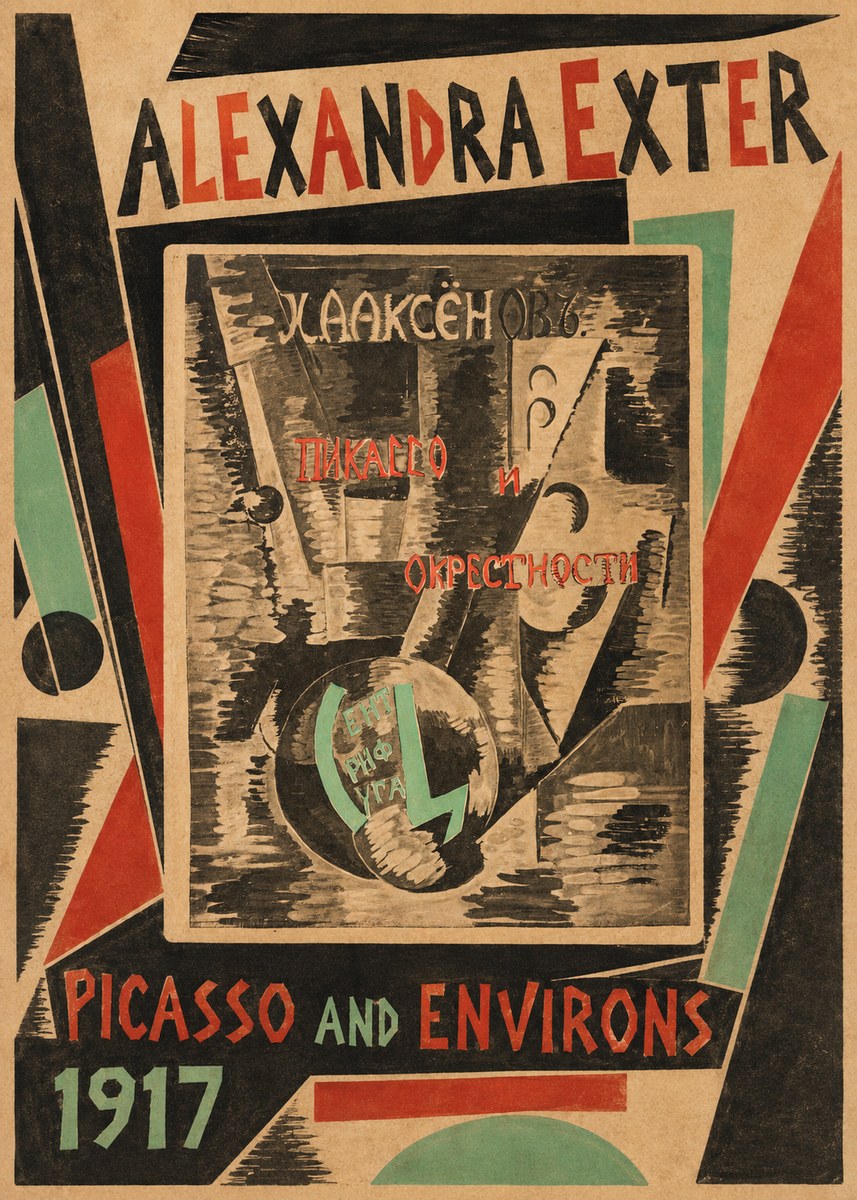 Alexandra Exter Picasso and Environs No3 - Poster