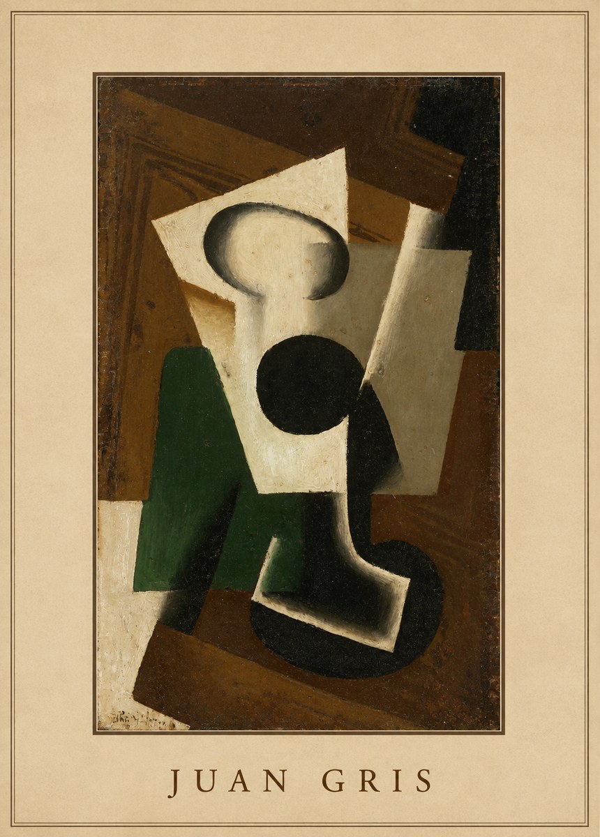 Juan Gris The Open Window No4 - Poster