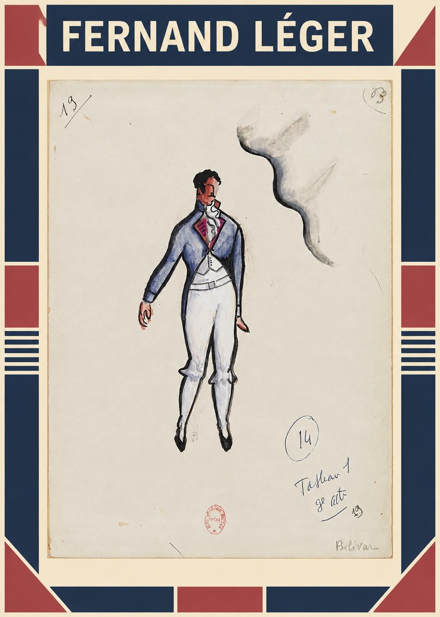 Fernand Léger Bolivar. Tableau 1 3E Acte No1 - Poster