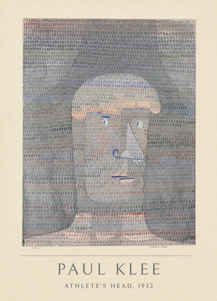 Paul Klee Athlete's Head No3 - Poster