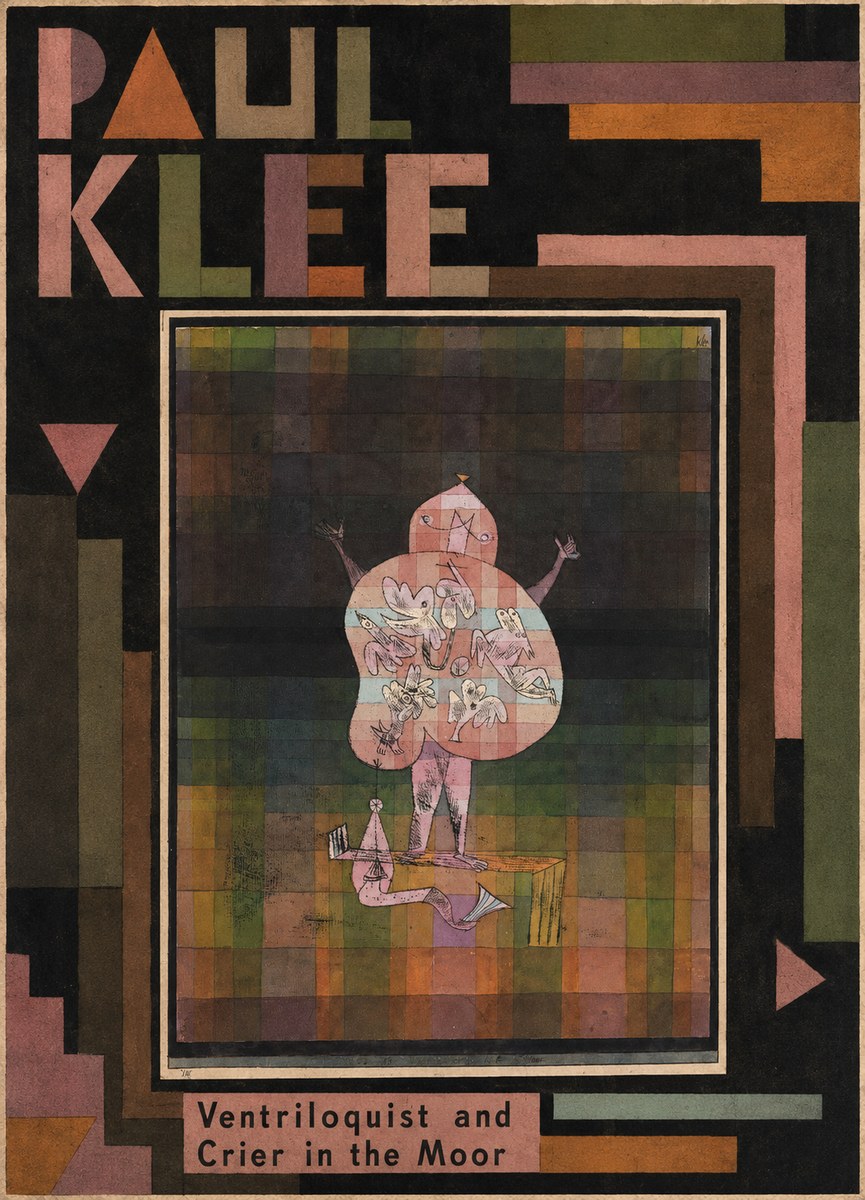 Paul Klee Ventriloquist and Crier in the Moor No5 - Poster