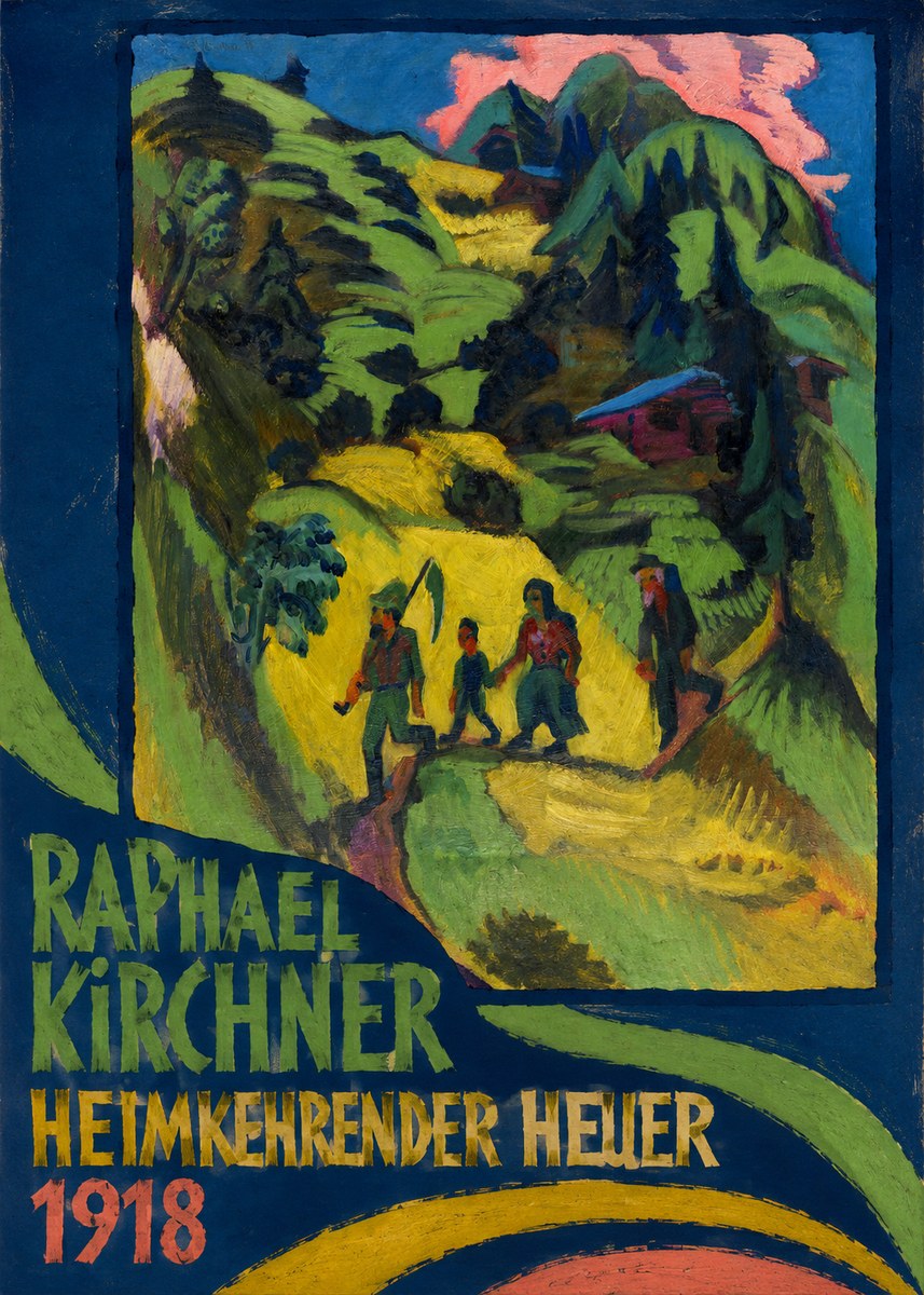 Raphael Kirchner Heimkehrender Heuer No3 - Poster