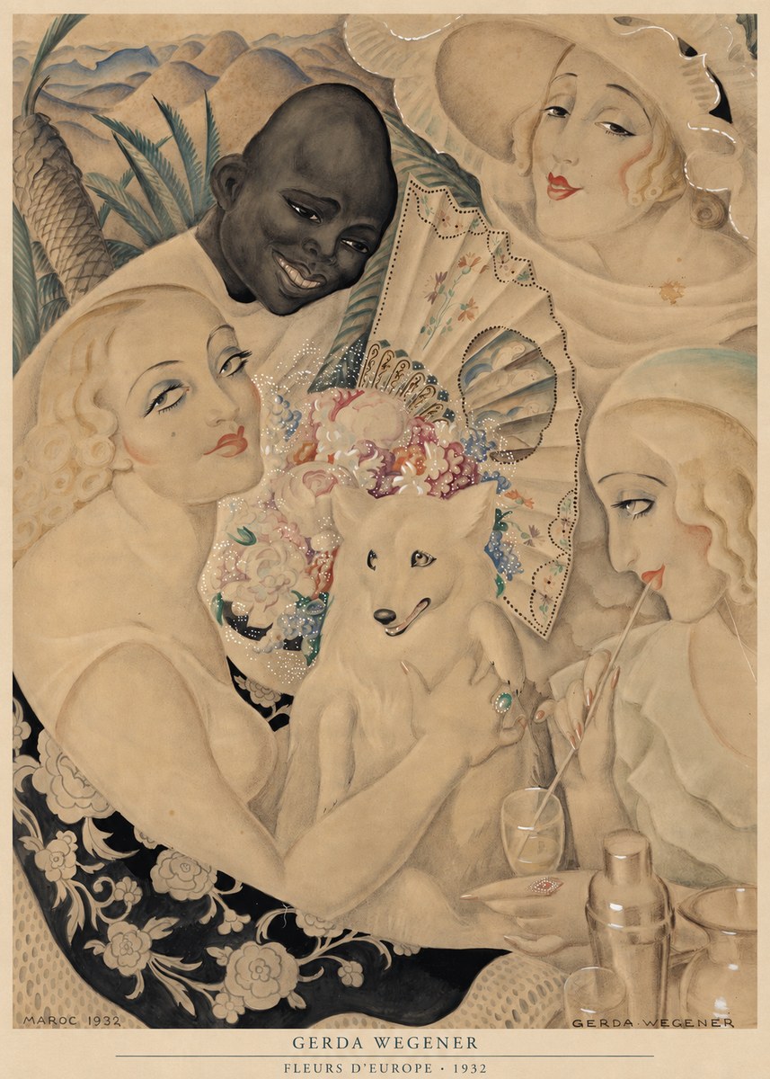 Gerda Wegener Fleurs D'europe No6 - Poster