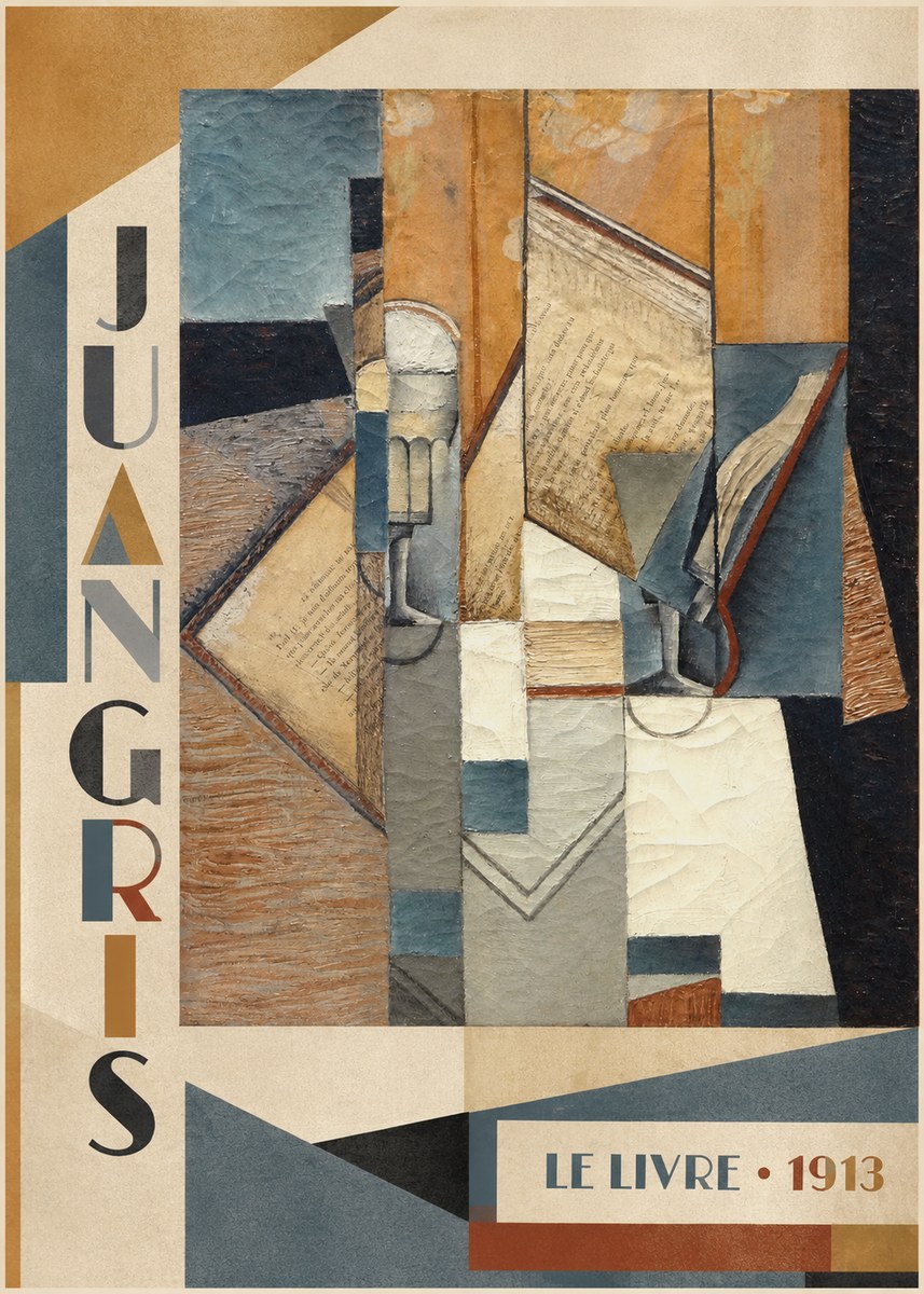Juan Gris Le Livre No2 - Poster
