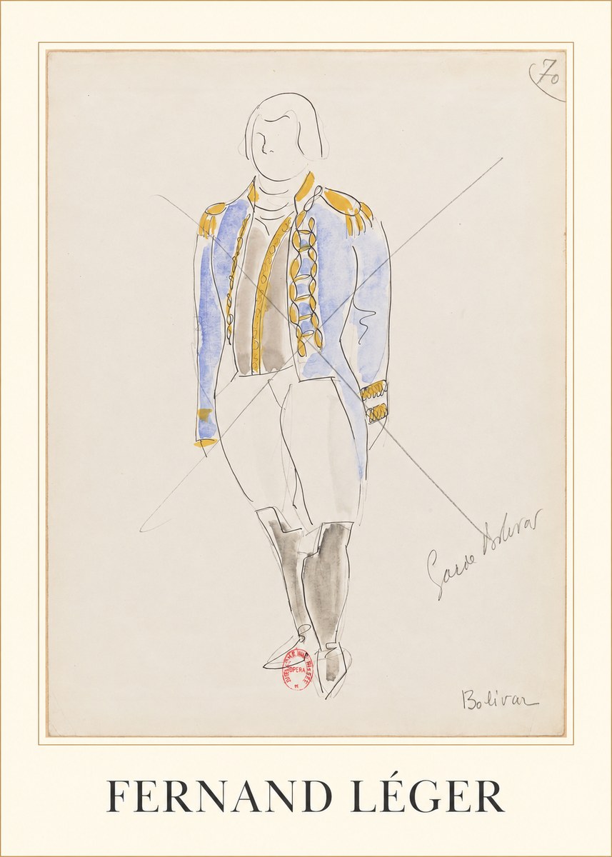 Fernand Léger Bolivar VII No1 - Poster