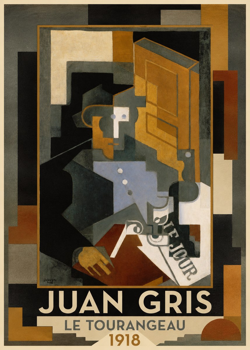 Juan Gris Le Tourangeau No1 - Poster