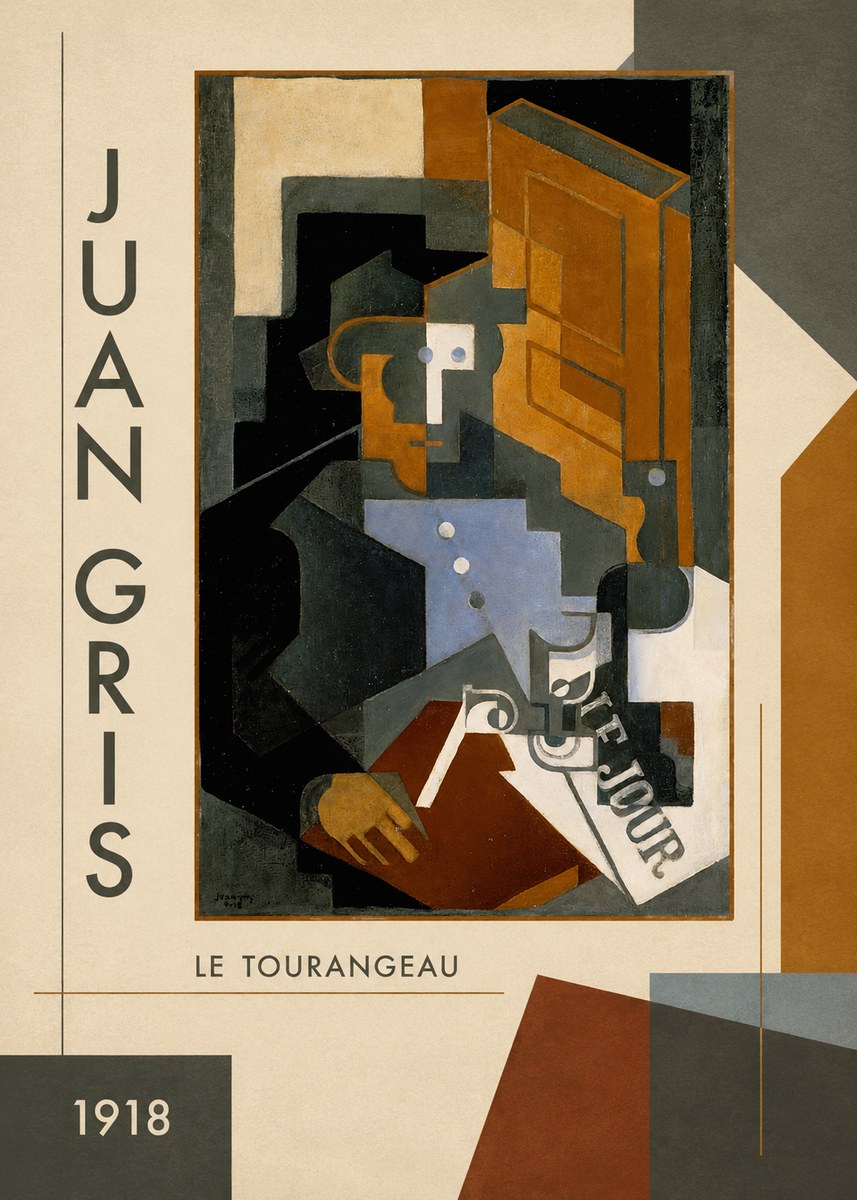 Juan Gris Le Tourangeau No3 - Poster