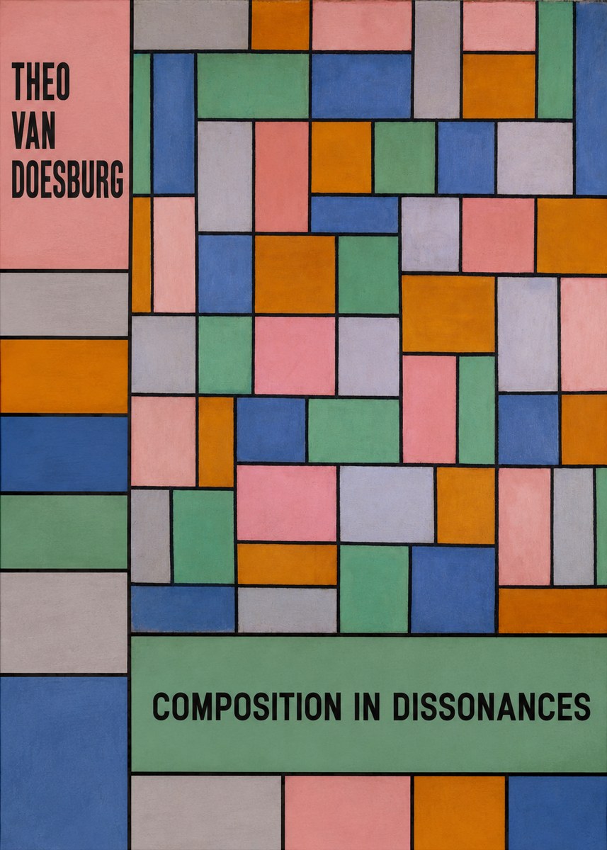 Theo van Doesburg Composition in Dissonances No5 - Poster