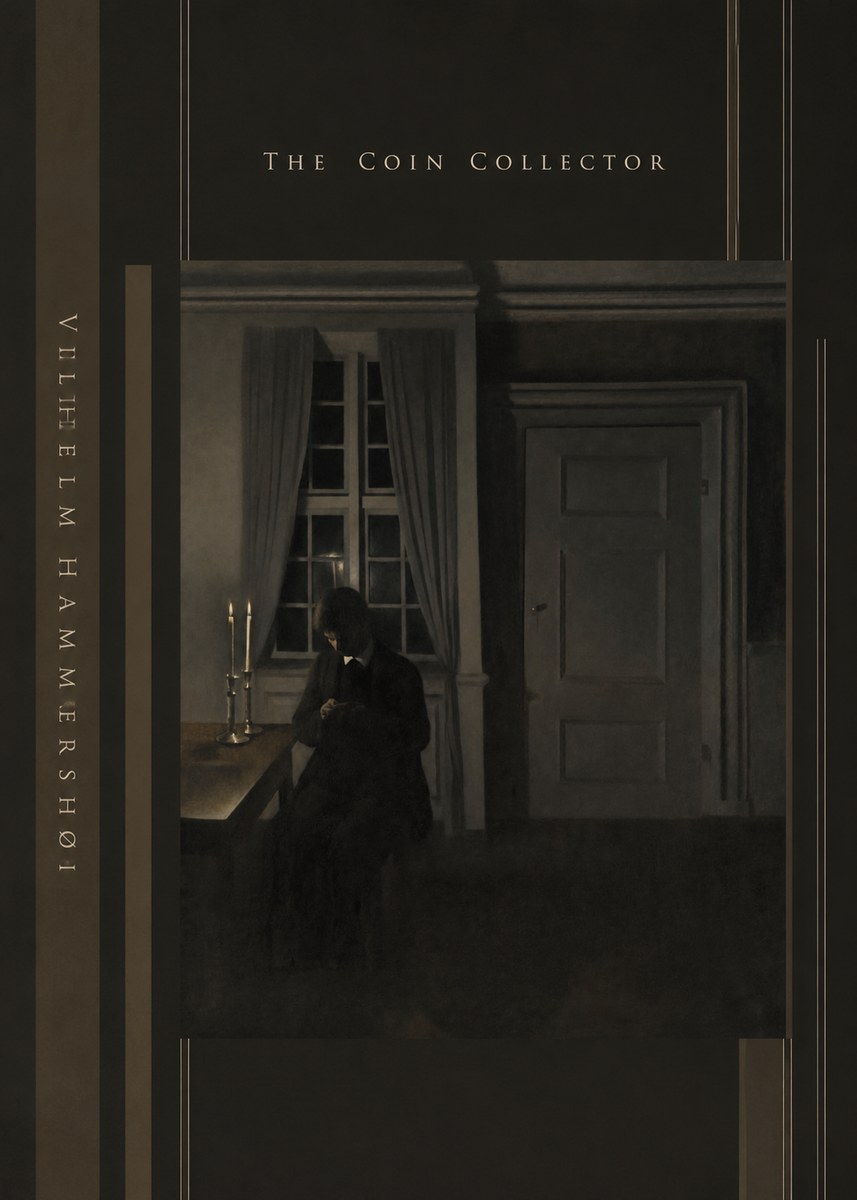 Vilhelm Hammershøi The Coin Collector No4 - Poster