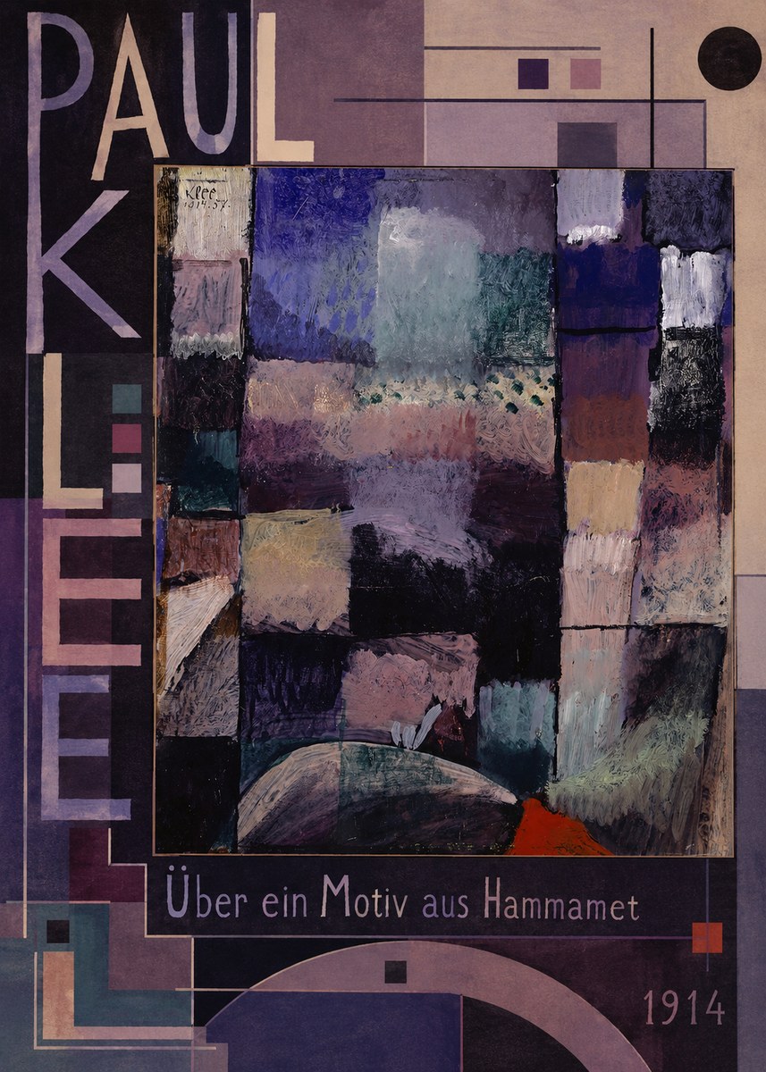 Paul Klee Über Ein Motiv Aus Hammamet No6 - Poster