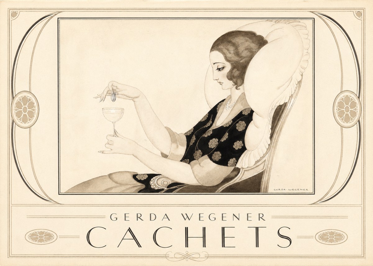 Gerda Wegener Cachets No1 - Poster