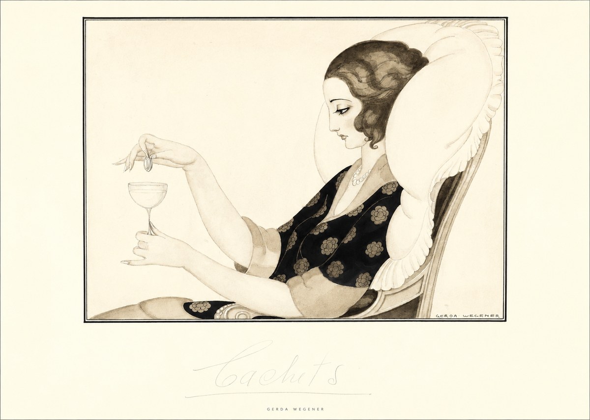 Gerda Wegener Cachets No5 - Poster