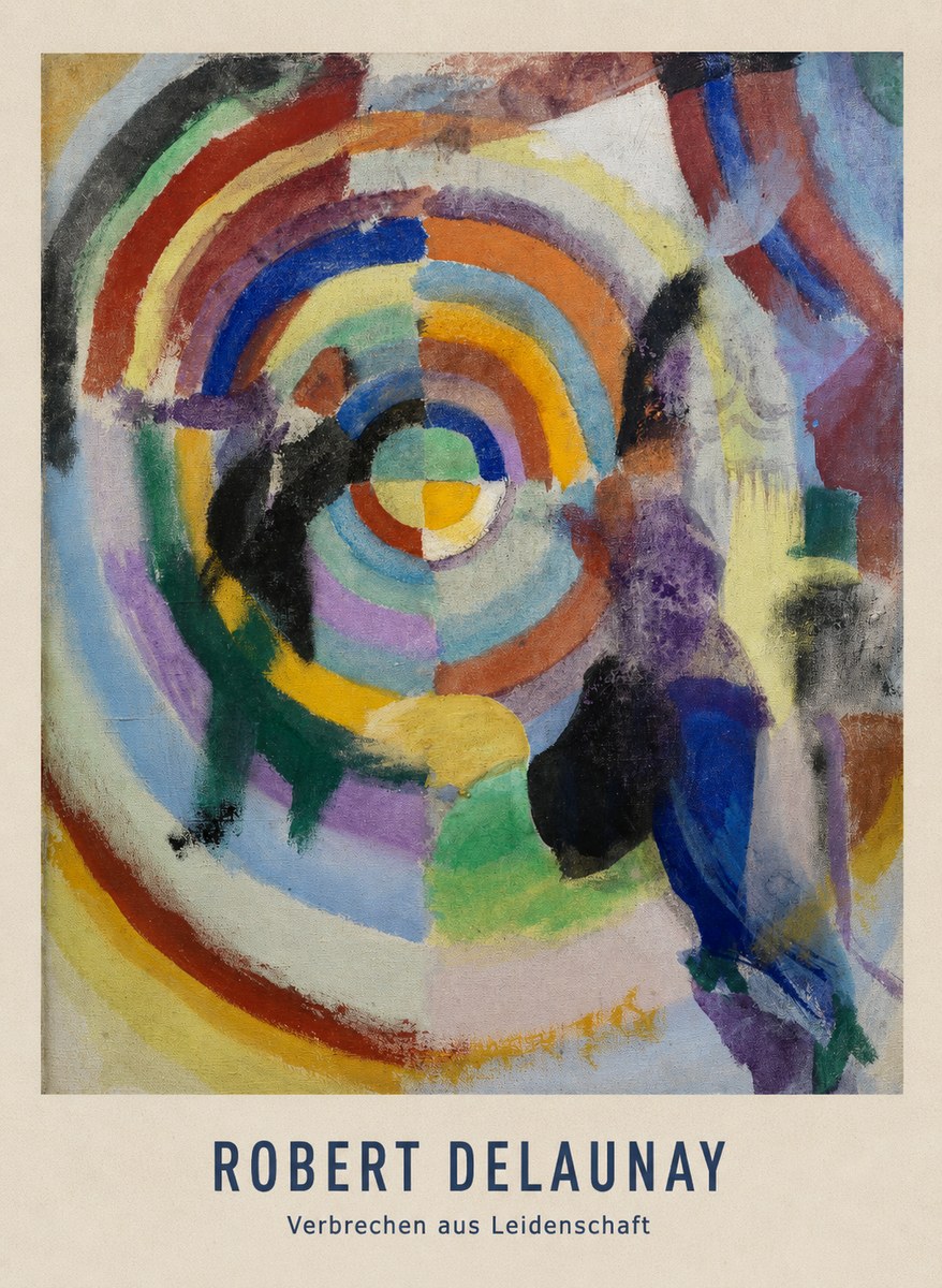 Robert Delaunay Verbrechen Aus Leidenschaft No4 - Poster