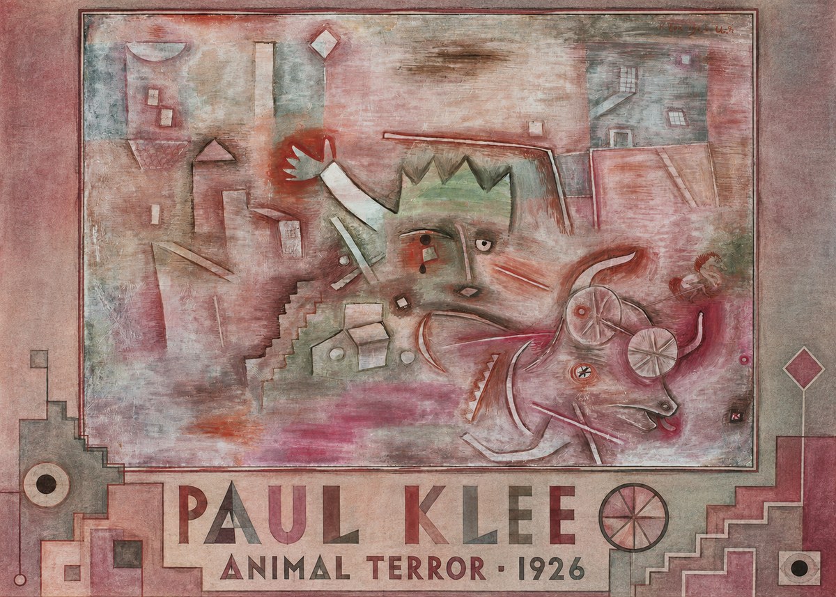 Paul Klee Animal Terror No6 - Poster