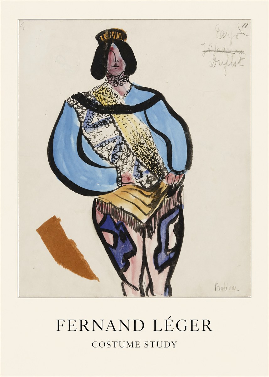 Fernand Léger Bolivar VIII No3 - Poster