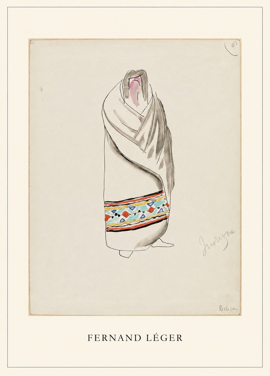 Fernand Léger Indiene, Bolivia No3 - Poster