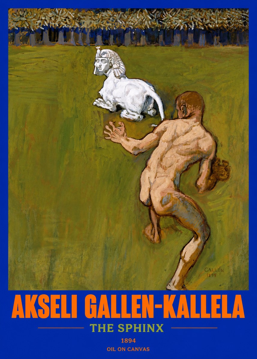 Akseli Gallen-Kallela Väinämöinen's Kantele No3 - Poster