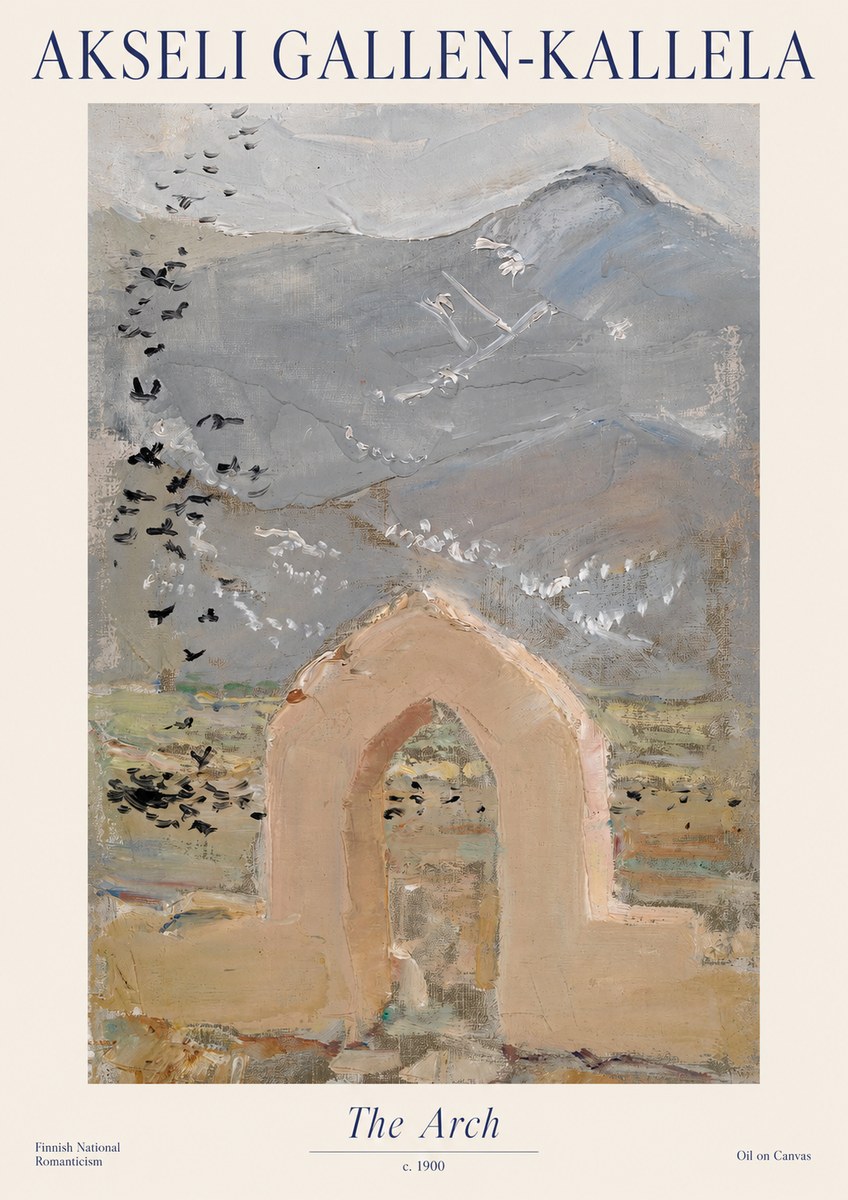Akseli Gallen-Kallela The Arch No1 - Poster