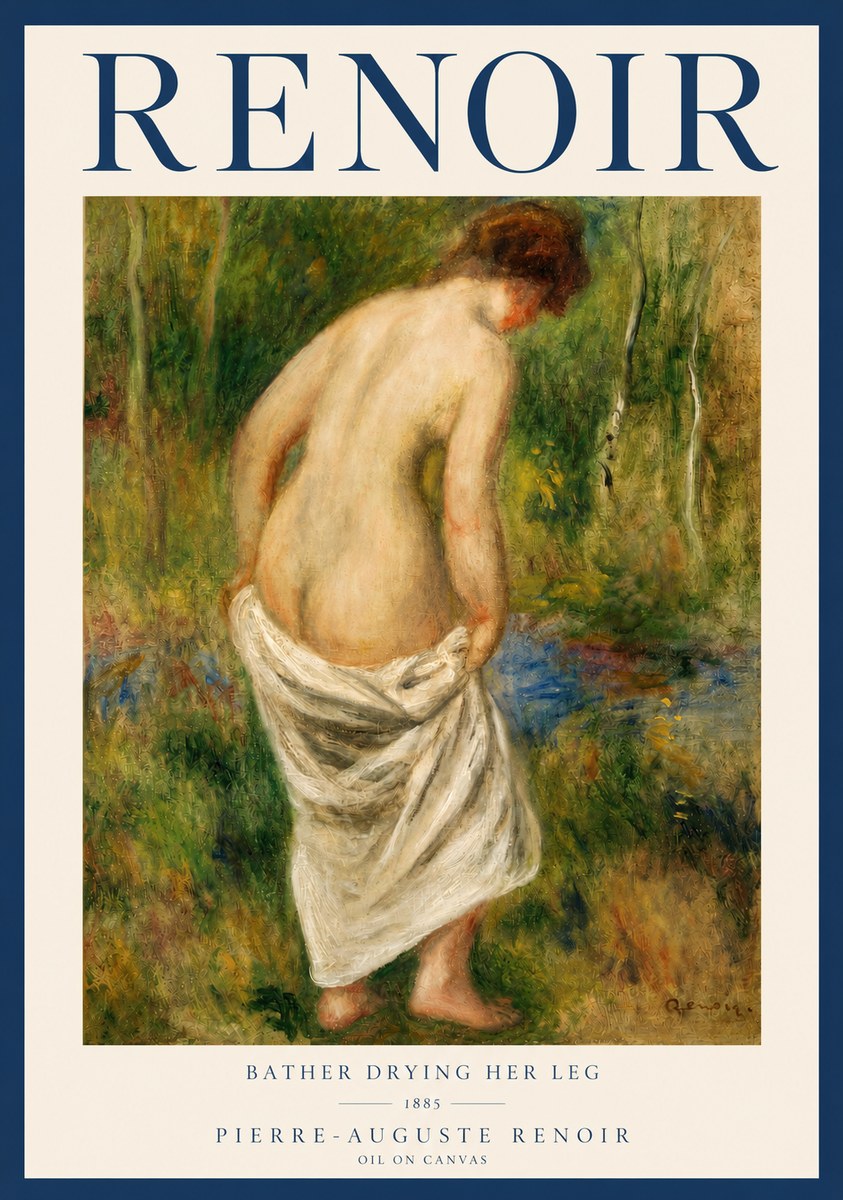 Renoir Young Bather No3 - Poster
