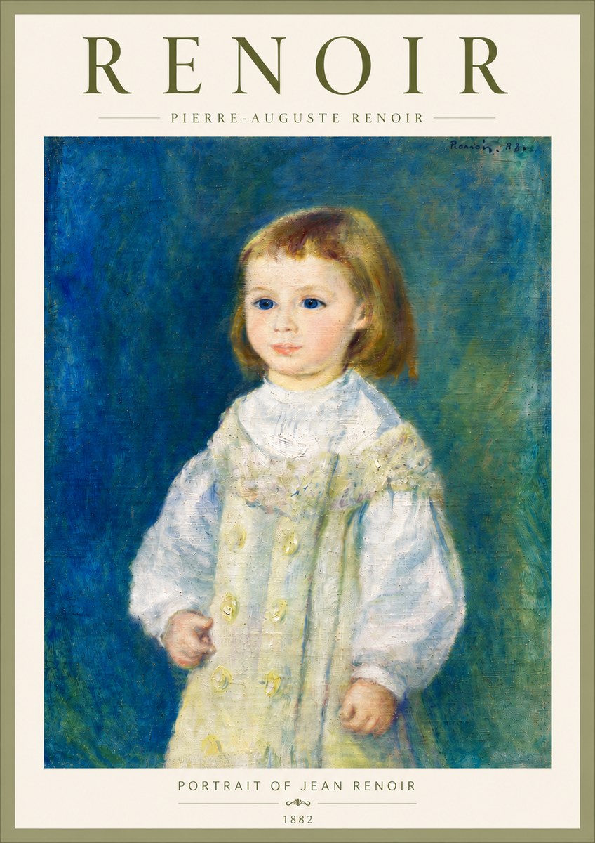 Renoir Portrait of Jean Renoir No6 - Poster