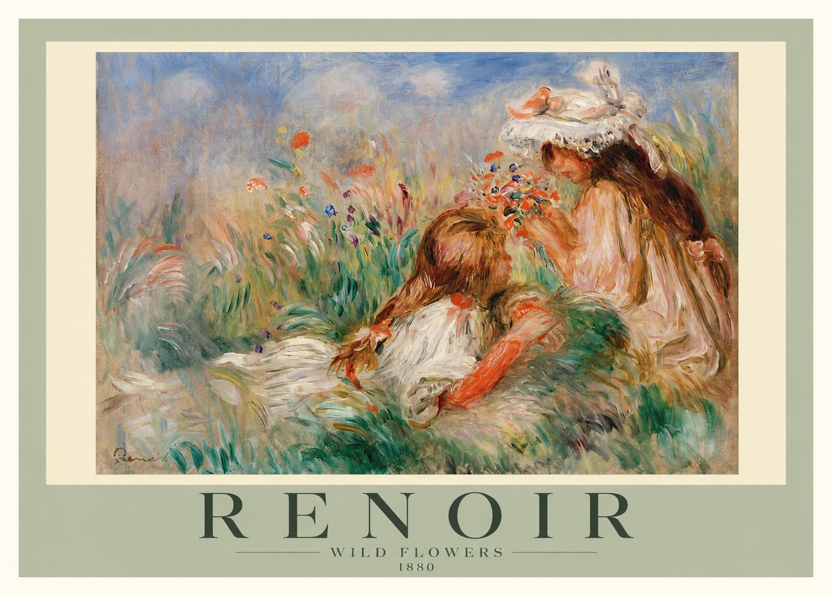 Renoir Wild Flowers No2 - Poster